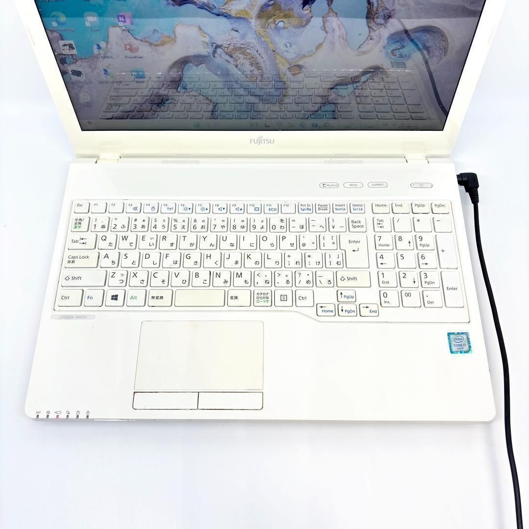 富士通 ノートパソコン Corei7 SSD オフィス付き Win11 A48 - メルカリ