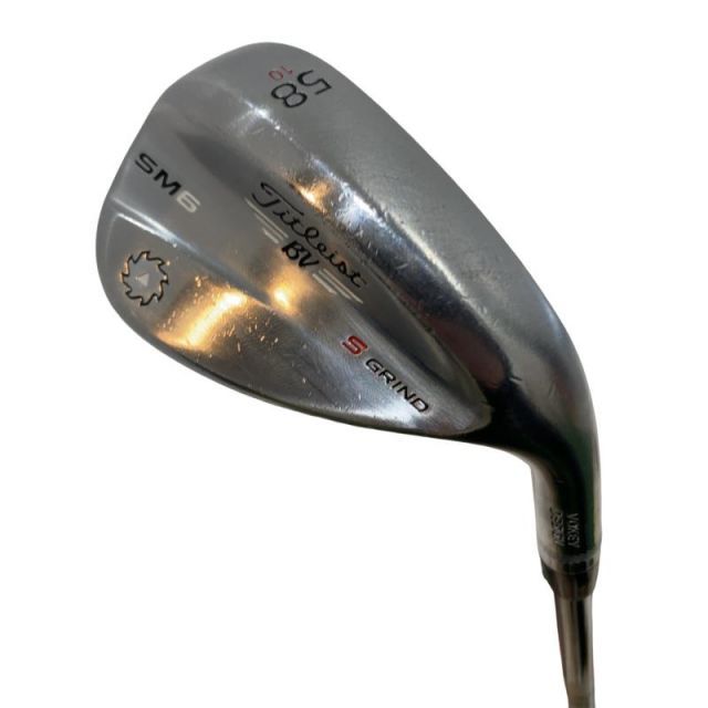 【中古】 タイトリスト VOKEY SPIN MILLED SM6 ツアークロム 58°/10°S ウェッジ WG NS PRO 950GH (フレックスS) メンズ 男性用 右利き 右用 Cランク ゴルフクラブ