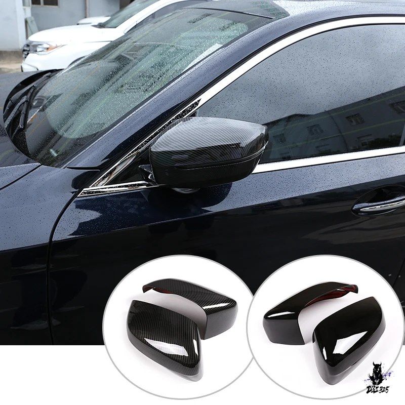 BMW 3/5/6/7シリーズ G30/G32/G11/G20 2018-2022用 ABS ブラック サイドミラートリム