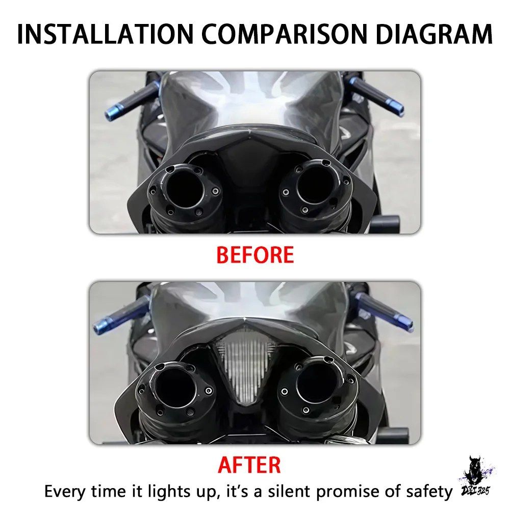 ヤマハ YZF-R1 2007-2008年式対応 リアテールライト LED一体型