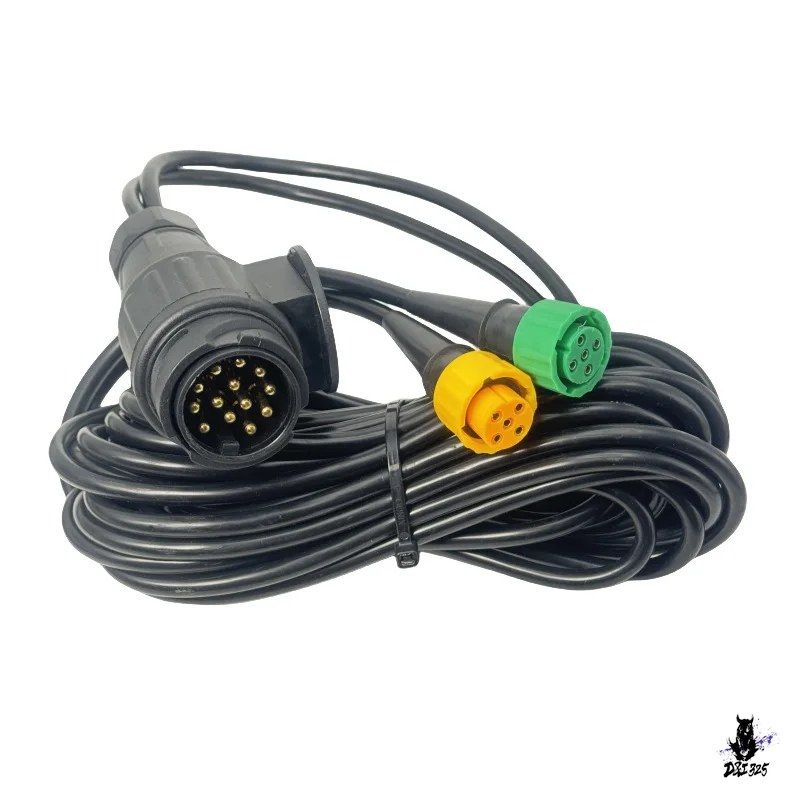 12V 5M ヨーロッパ式 13ピンから5ピン トレーラーアダプターケーブル