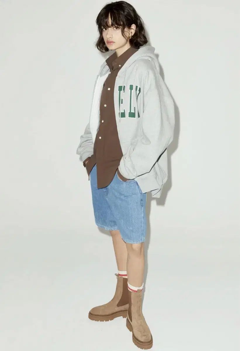 NOHANT(ノアン) LONELY/LOVELY FLUFF HOODIE ZIP-UP GRA 10,691円