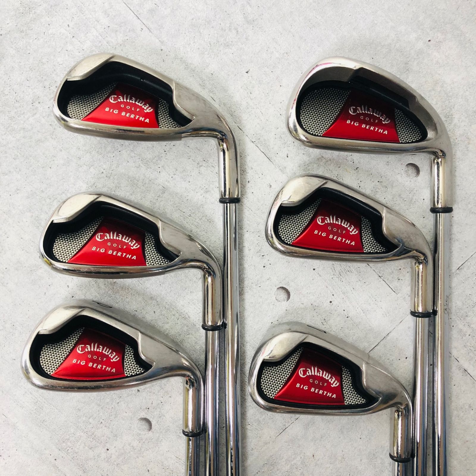 保証付】Callaway キャロウェイ BIG BERTHA ビックバーサ 6本アイアン