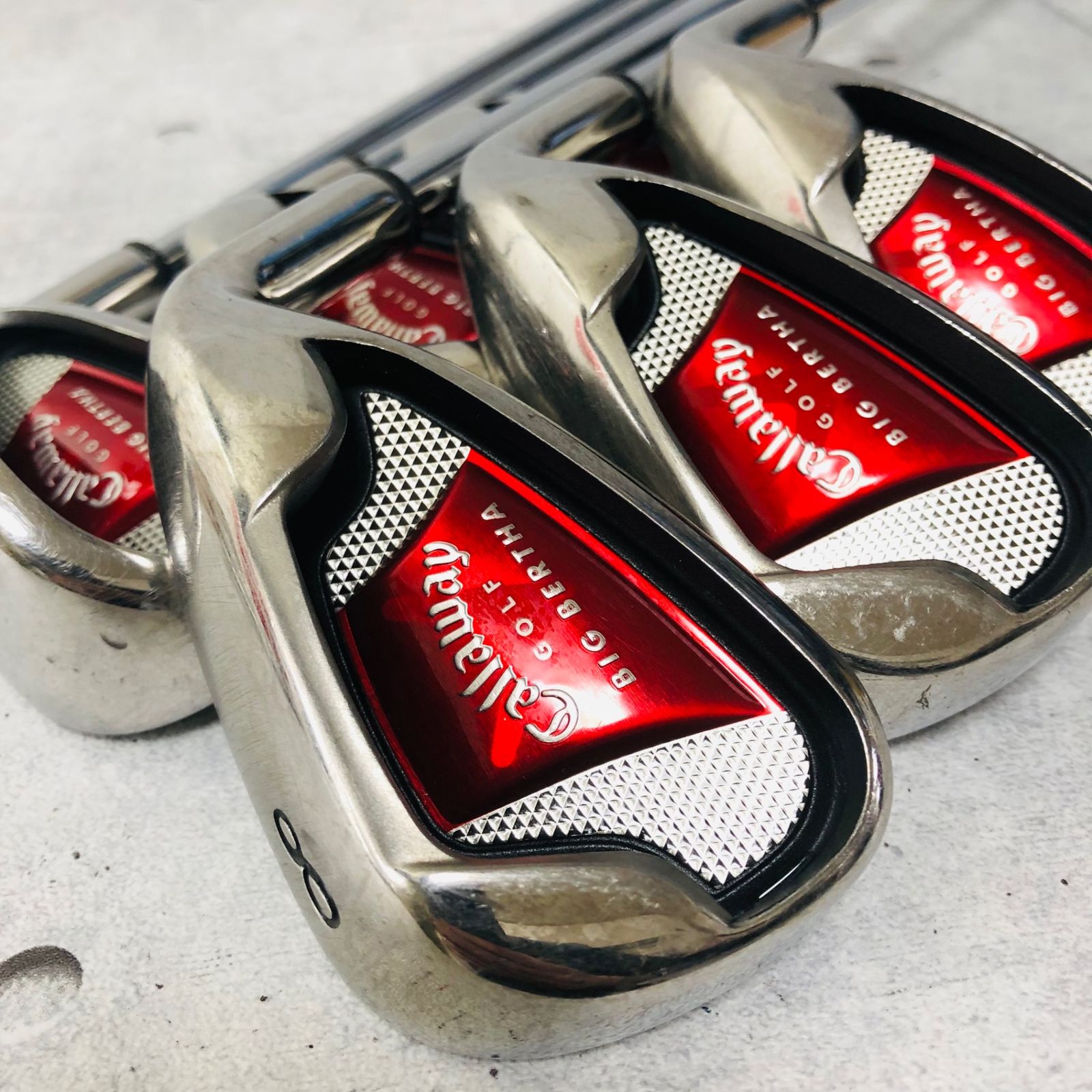 保証付】Callaway キャロウェイ BIG BERTHA ビックバーサ 6本アイアン