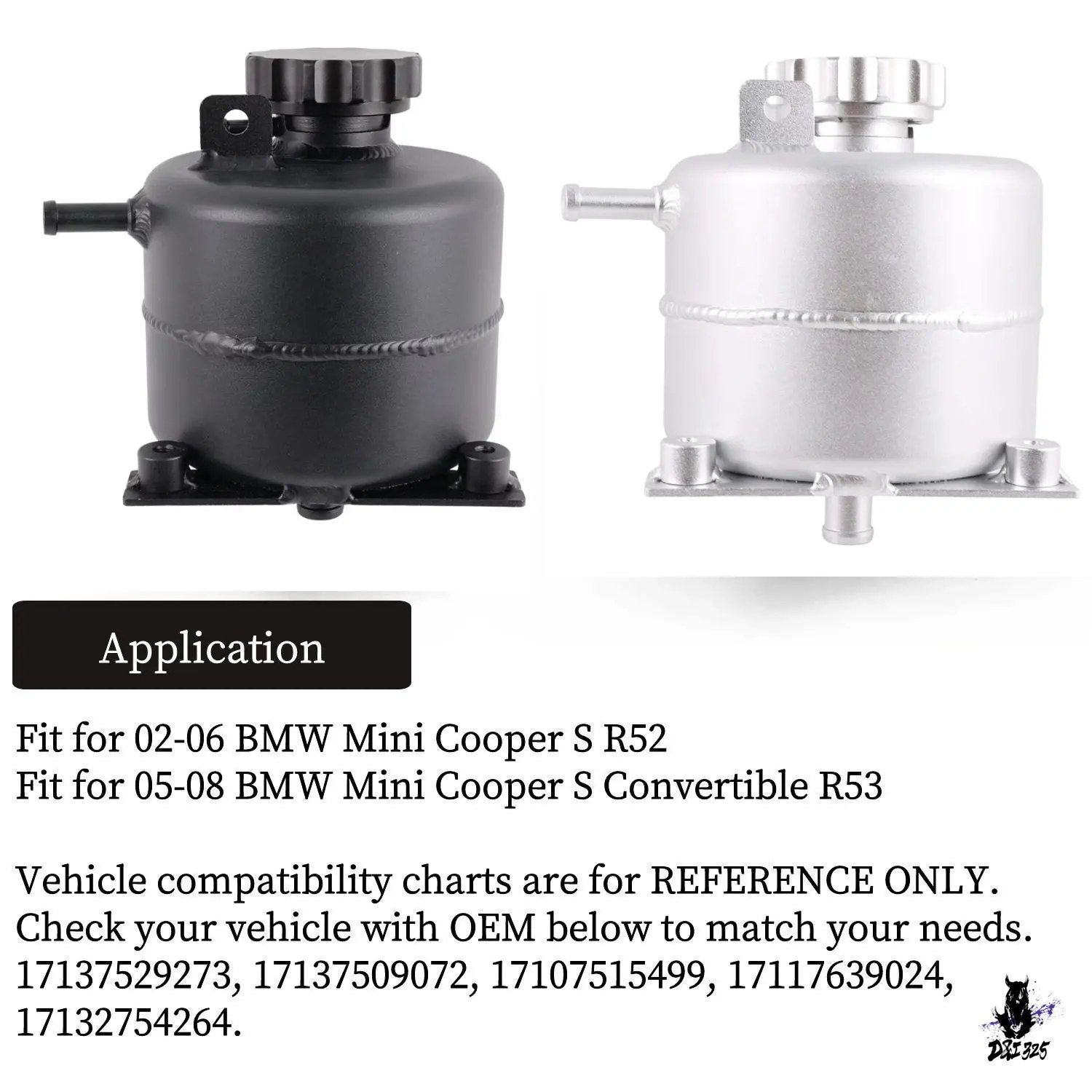 BMW Mini Cooper R52/R53 用 アルミ製冷却剤拡張タンク