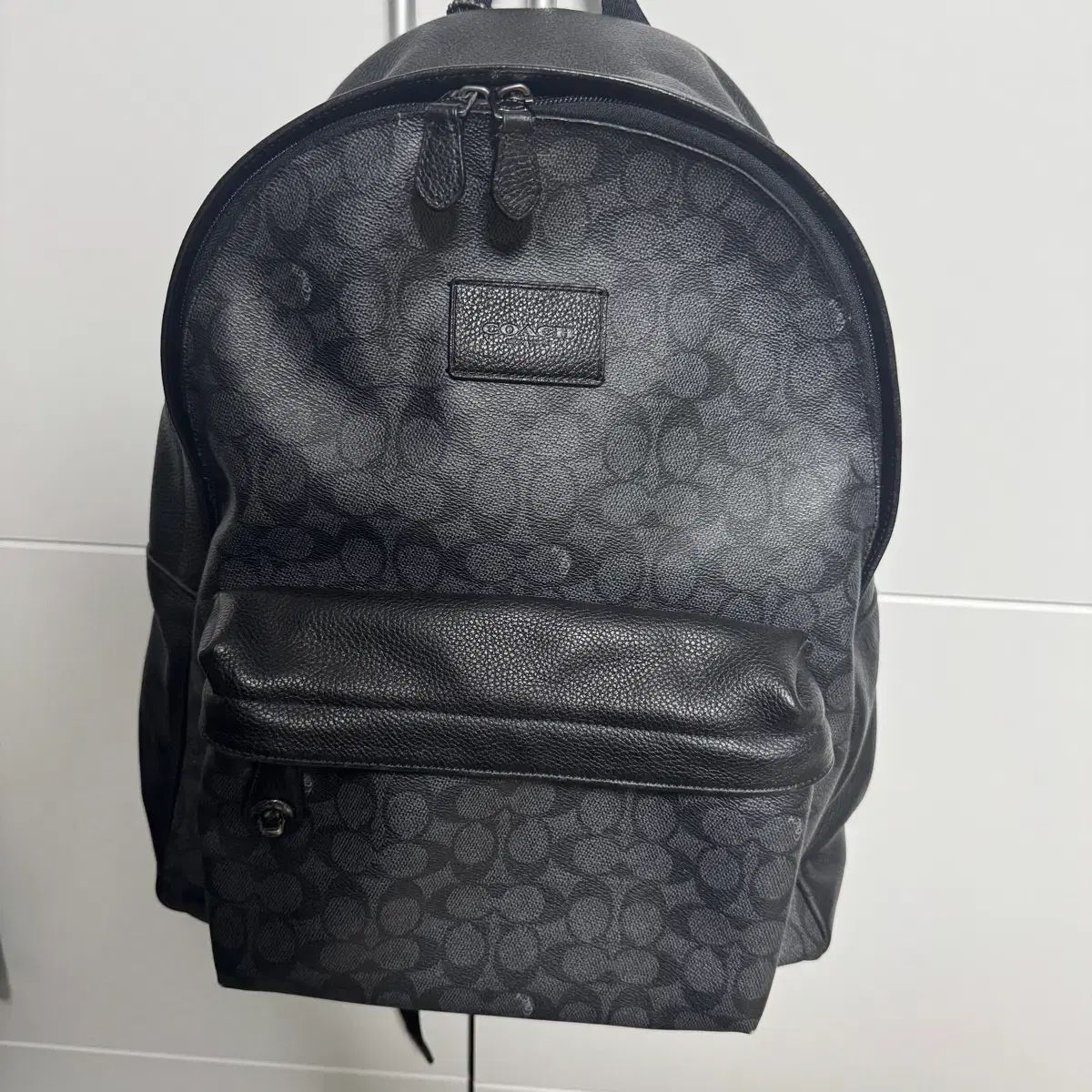 コーチ バックパック シーグリ ロゴ パータン ブラック 出品