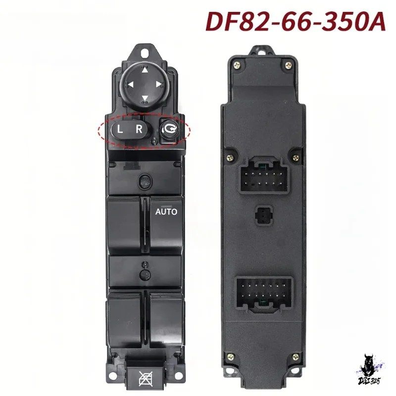 マツダ2 デミオ 2008-2014 用 RHD 電動格納式 マスターウィンドウスイッチ DF82-66-350