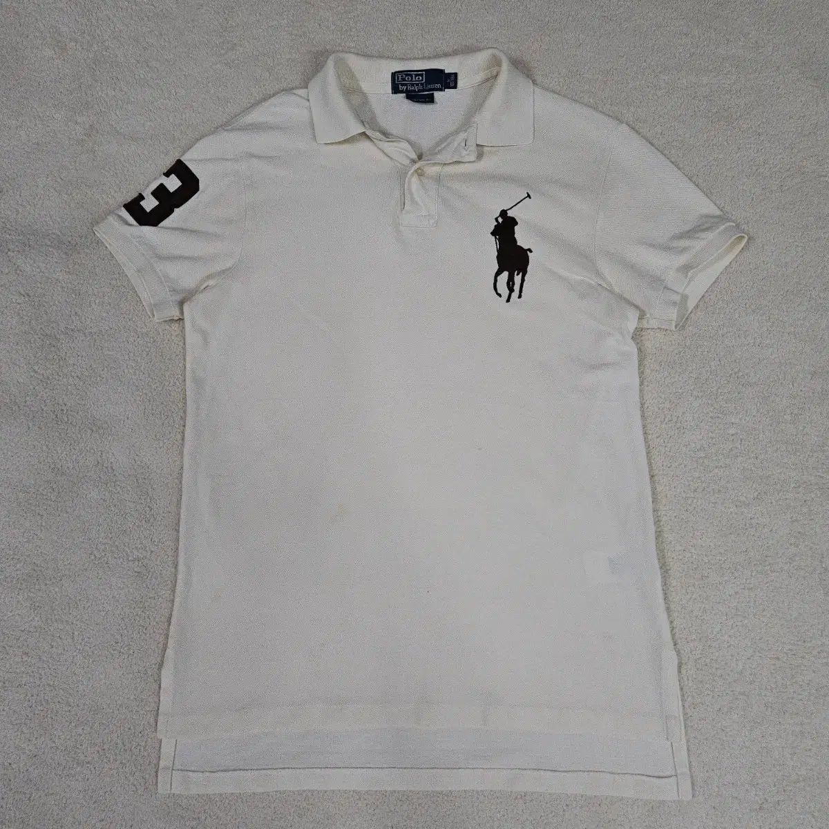 ポロラルフローレン ビックポニー アイボリー pk 半袖 カラーTシャツ