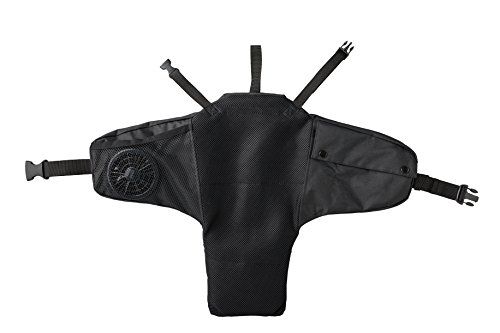 【新品】空調服 空調リュック COOL PACK お手持ちのリュックに装着するだけ ファンにより背中にたまった熱や湿気を排出 ブラック 約46x62cm 24a07ef6
