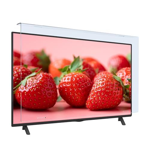 マモリス 液晶テレビ保護パネル 43インチ ブルーライトカット 液晶画面保護 アクリル 台湾製 耐衝撃 高硬度 固定ベルト付き (４３インチ)送料無料 07bf684f