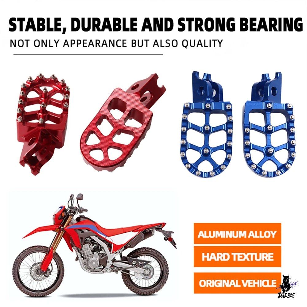 ホンダ CRF250X/CRF250RX 用 フットレストプレート アルミ合金製
