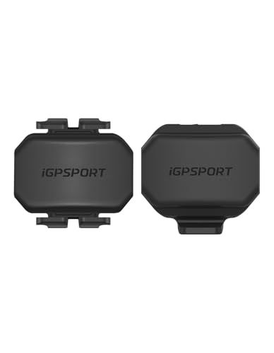 iGPSPORT ケイデンス センサーCAD70 & スピードセンサーSPD70 ワイヤレス 300時間持続 IPX7防水 7.9g サイコン センサー ANT+ / Bluetooth デュアル対応 サイクルコンピュータ用Zwift/iGPSPORT/GJu