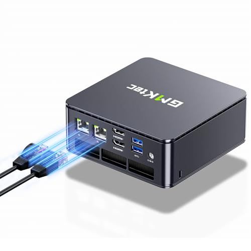 GMKtec ミニPC NUCBOX G11【AMD Ryzen Embedded R2514・16GB+256GB】Dual 2.5G LAN WiFi 6E 4K 3画面出力 Windows 11 Pro 最大32GB+16TB拡張対応 5e9f01d3