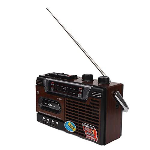 カセットプレーヤー、レトロラジカセ AM/FM/SW1/SW2 ラジオ、ポータブル録音再生、USBストレージ対応、イヤホンジャック付き大スピーカー★m 32e95dc7