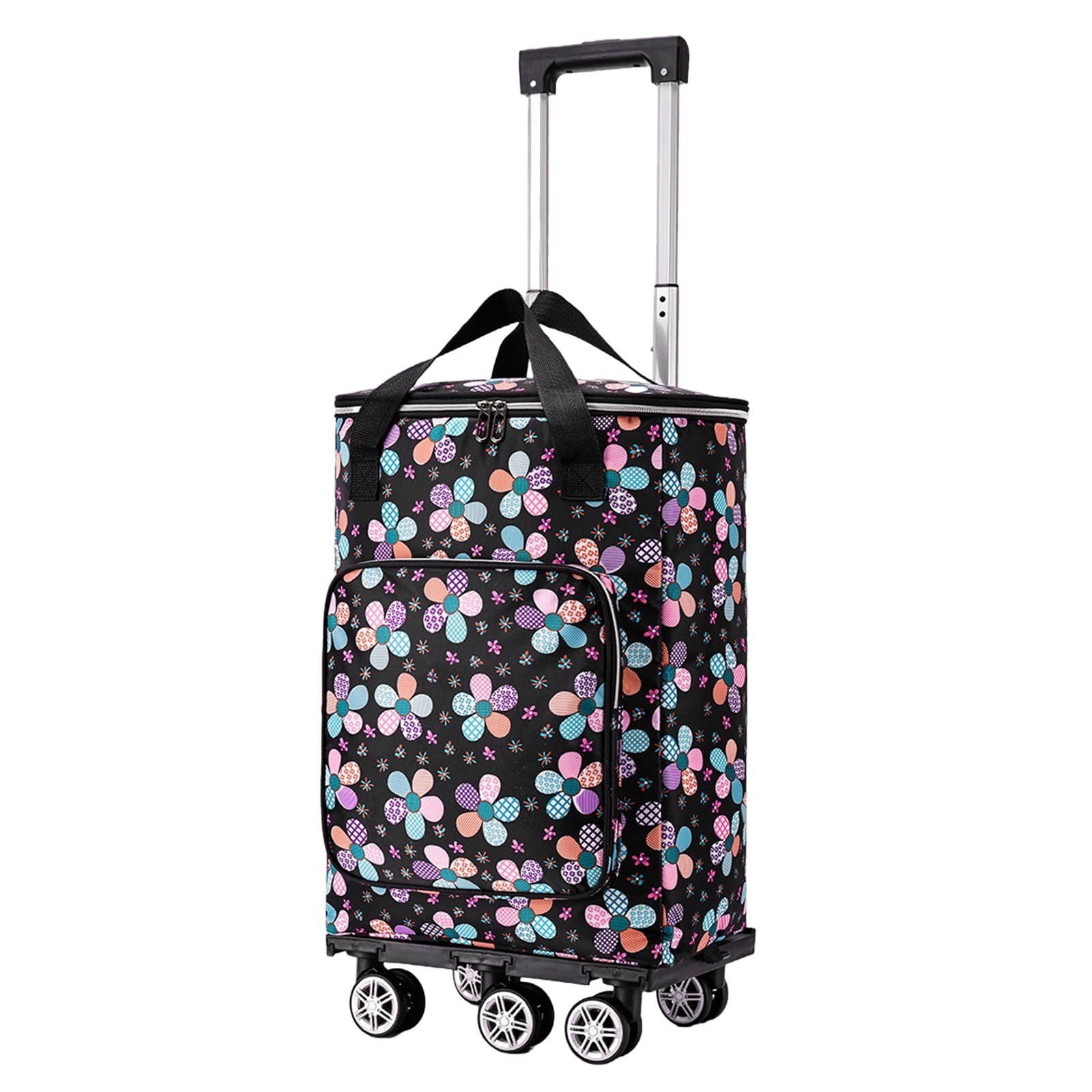 【特価】Haikawi ショッピングカート 軽量 35L 買い物カート 折りたたみ 正規品 大容量 保冷・保温両用 5輪 静音キャスター キャンプ ピクニック アウトドア スーパー買い物 ショッピングキャリー おしゃれ 軽量 コンパクト収納 食品級 PEVA