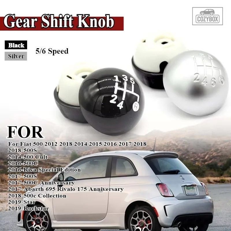 シフトグリップカバー 6速ギアシフト シフターノブ 車用スティック