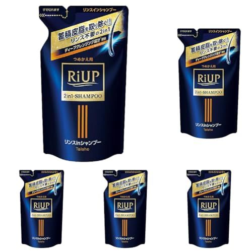リアップ 【化粧品】大正製薬 スムースリンスインシャンプー 詰め替え用 350mL/ 蓄積皮脂 リンス不要 2in1 ディープクレンジング成分 アミノ酸系界面活性剤 頭皮 におい かゆみ 蓄積皮脂 清浄 (× 5)ma 15e6f915