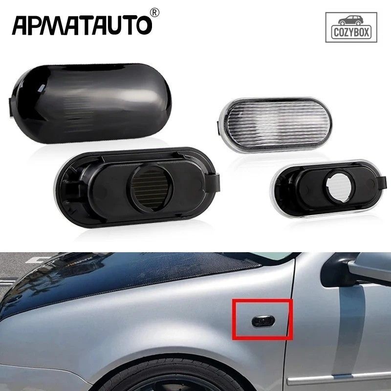 VW ゴルフ 3 4 MK3 MK4 パサート 3BG ポロ 6N 9N ボラヴェントシート I サイドマーカ