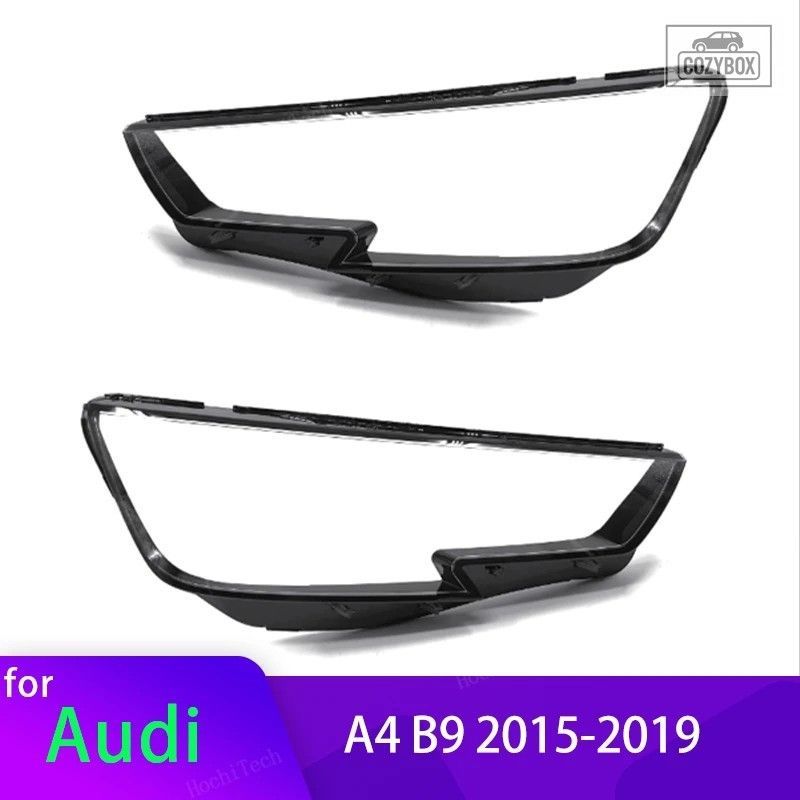 ヘッドライト カバー アウディ A4 B9 2015-2019 8W0941043 8W0941044 クリアハウジン