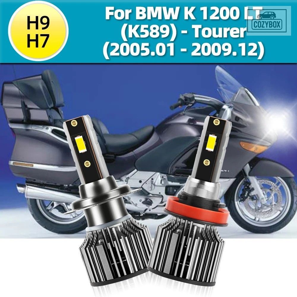 オートバイ LED ヘッドライト高ロービーム電球 15000LM ホワイト 12V BMW K1200LT