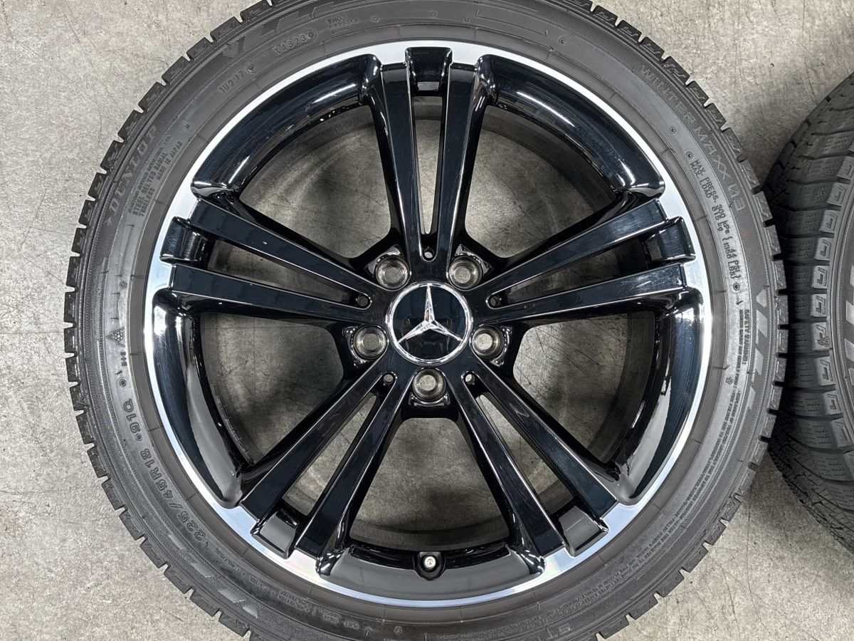 バリ溝 スタッドレス】ベンツ W177 Aクラス 純正 18in 7.5J +49 PCD112
