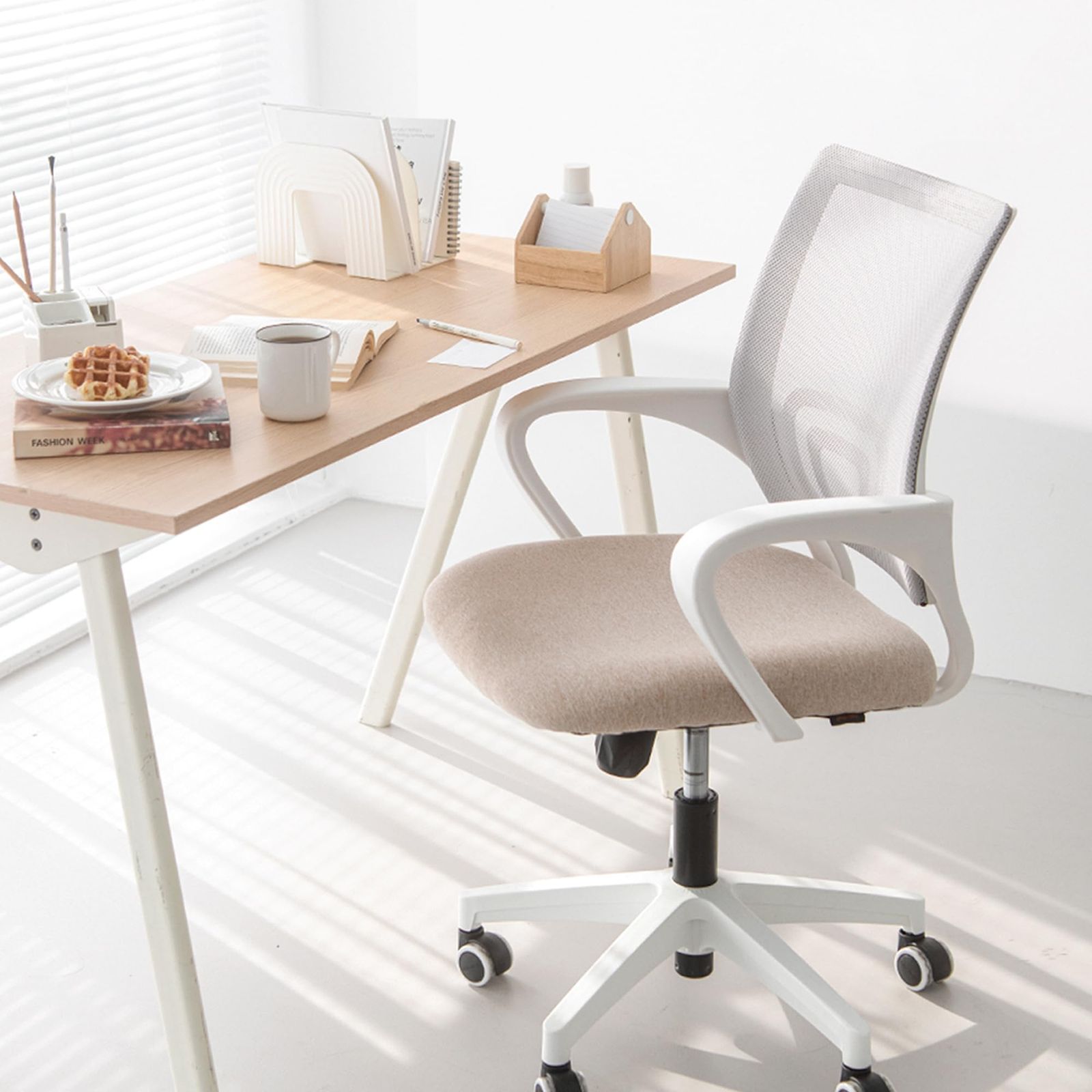 蒸れ防止 NEOCHAIR オフィスチェア デスクチェア メッシュ 通気性 コンパクト 座面高さ40cm 腰サポートバー ロッキング 学習用 テレワーク CPSｍａ