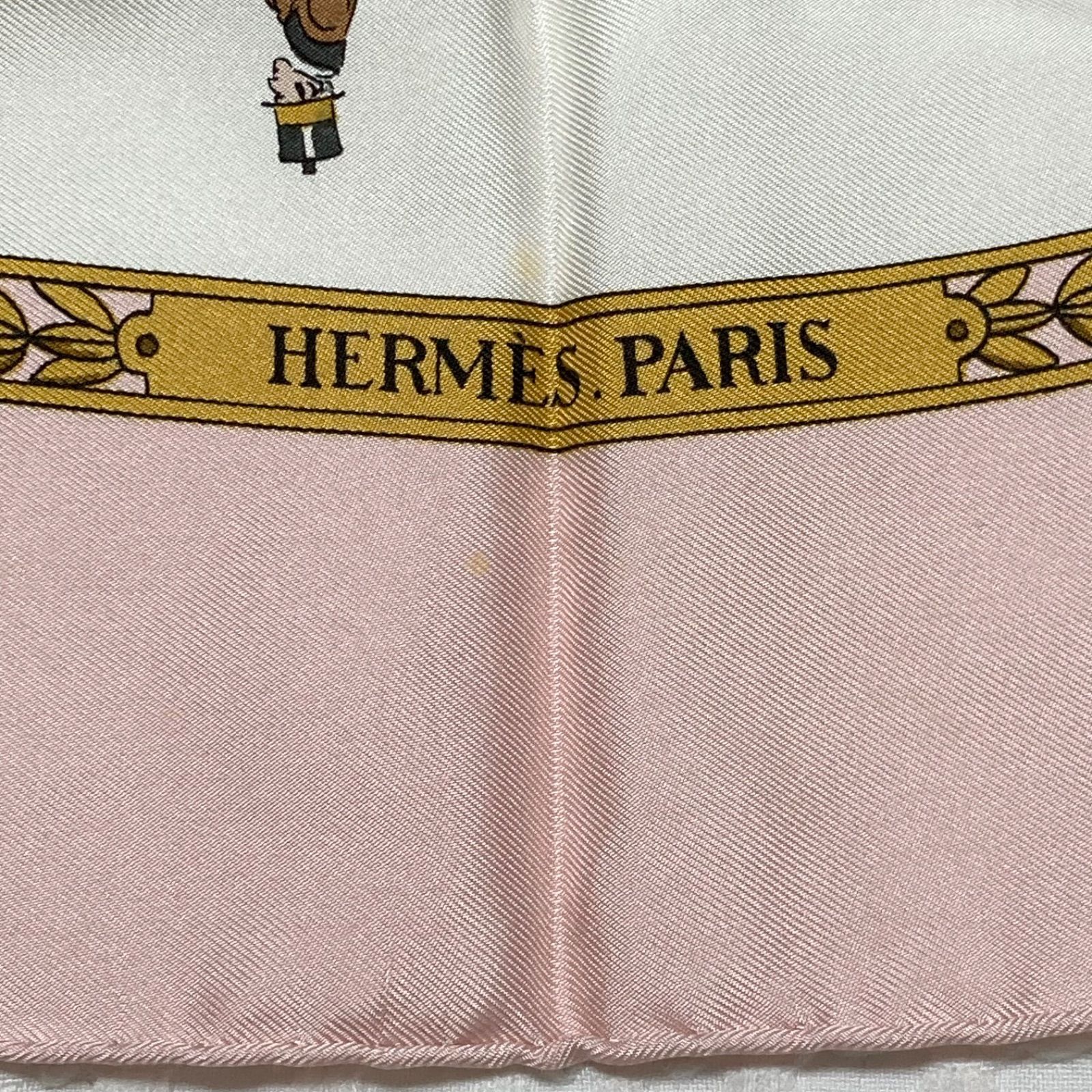 □極美品□HERMES エルメス カレ90 La Promenade de Longchamps