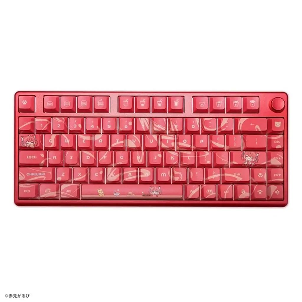 【新品】PCハード 赤見かるび × ふもコレ キーボード 英語配列(Arbiter studio) [fc-akk01a-kb-ansi]