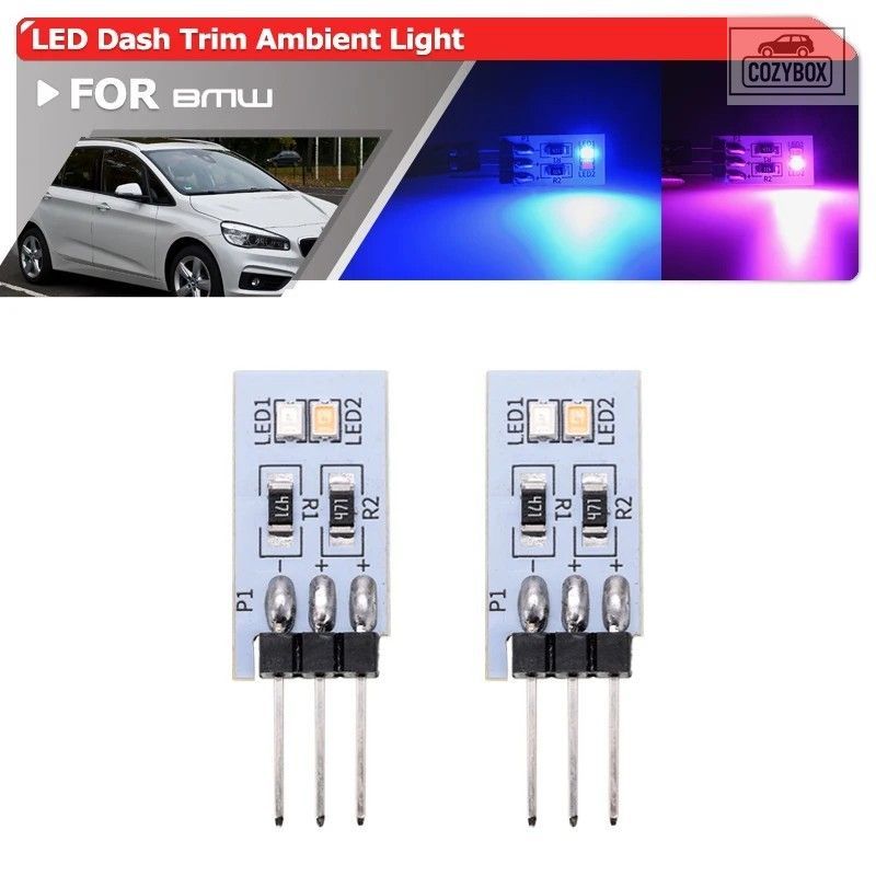 LED ダッシュ トリム計器周囲ライト BMW 2 シリーズ F45 F46 2014-2021 216i 218i 2