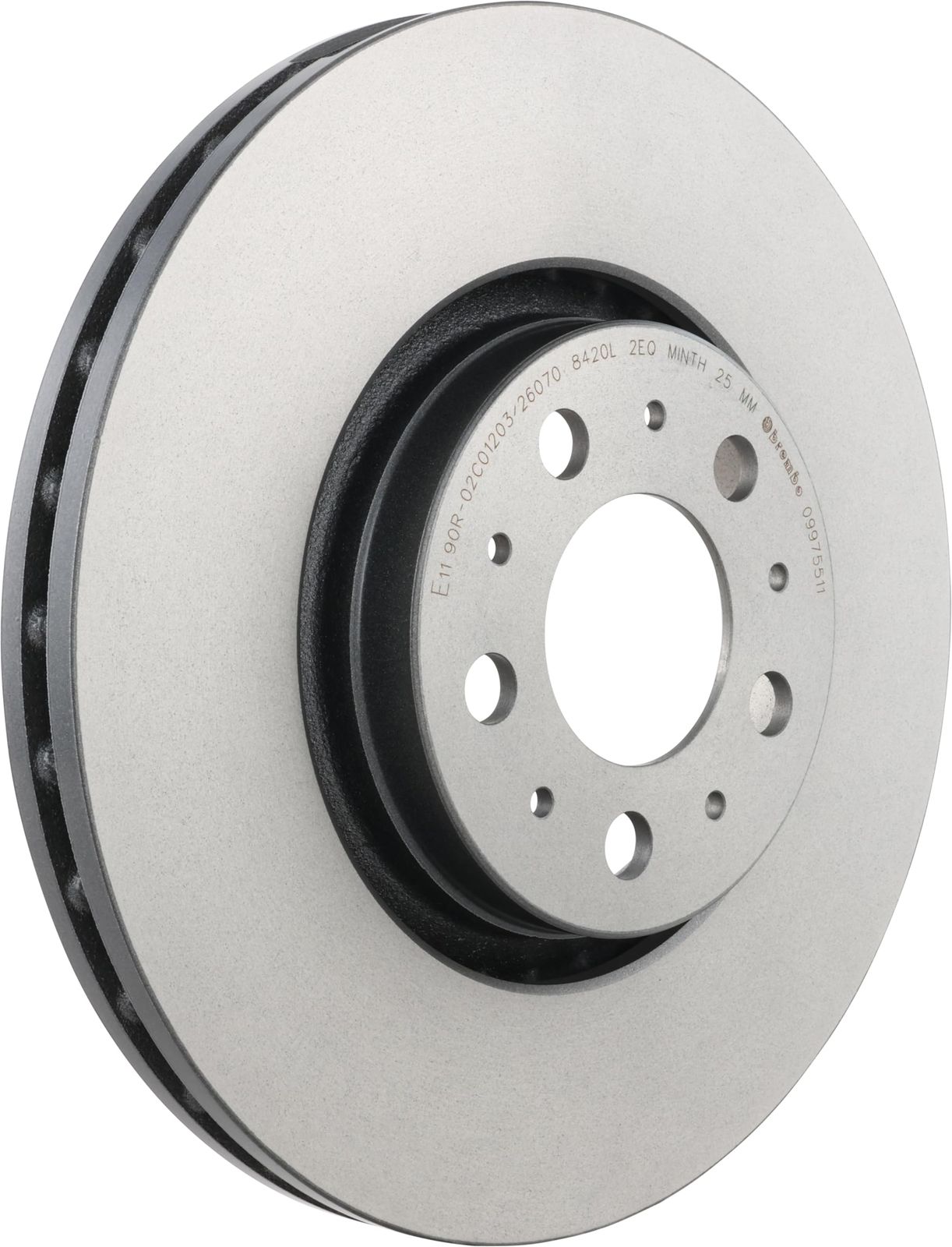 新品 brembo 09 9755 11 uv コーティング ピラー ベント 付き フロント フロントブレーキロータ ブレーキロータ volvo volvo asia oe 30736406