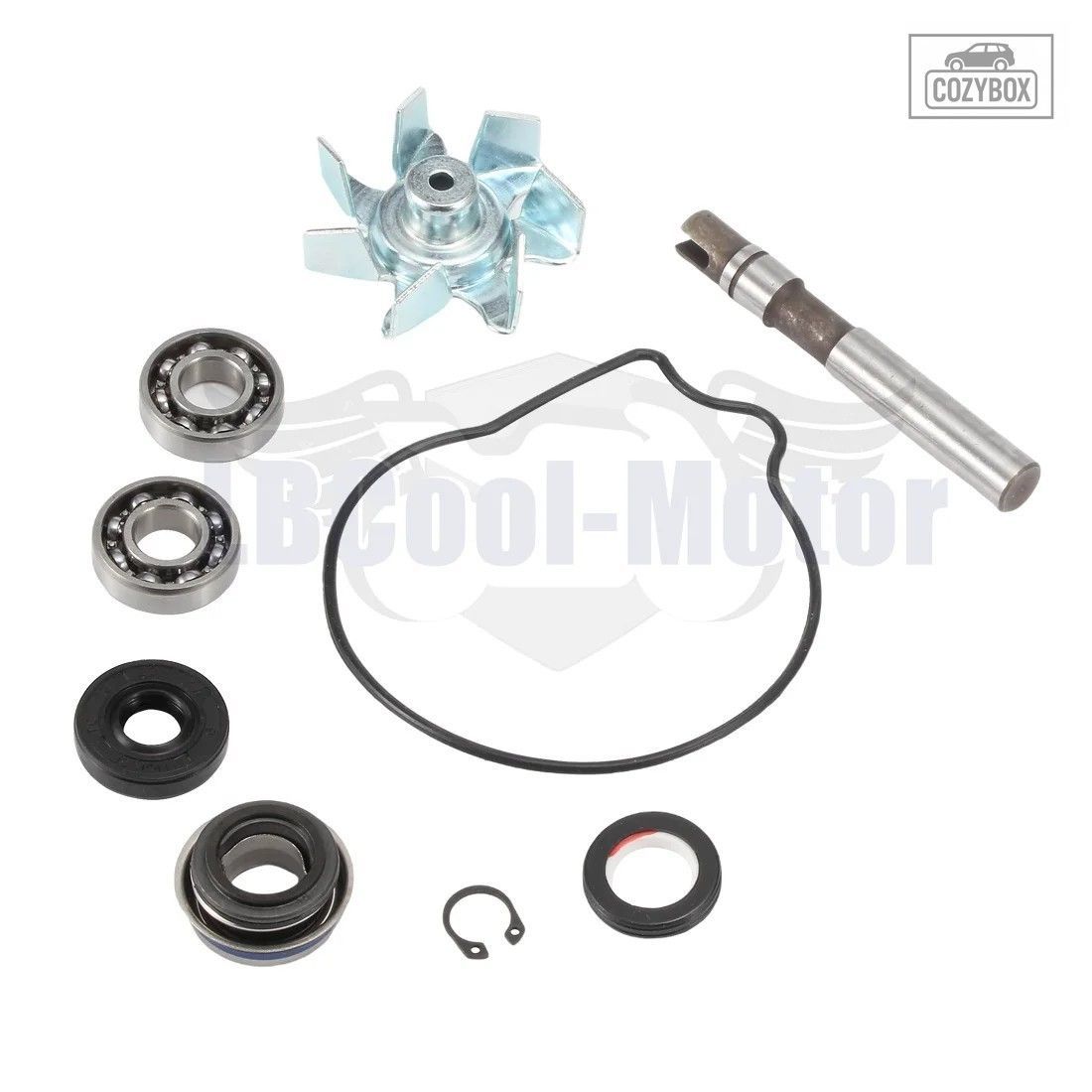 ウォーターポンプリペアキットシールセット ヤマハ FJR1300 2003-2024 5JW-12439-00-0