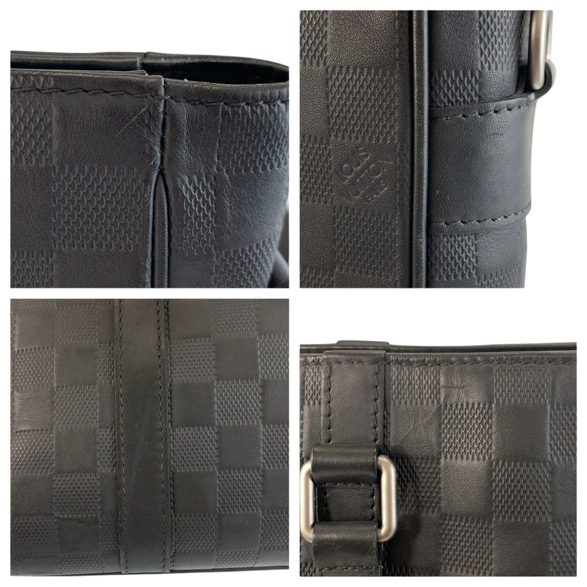美品 LOUIS VUITTON ルイヴィトン ダミエアンフィニ タダオPM オニキス