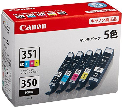キヤノン 純正品 インクカートリッジ BCI-351+350/5MP 5色マルチパックｍａ