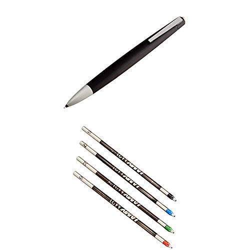 LAMY ラミー 4色 ボールペン 油性 2000 L401 正規輸入品 + LAMY ラミー 多機能ペン マルチカラー 替芯 ブラック ブルー グリーン レッド LM21BK BL GN RD 4色セット 正規輸入品ｍａ