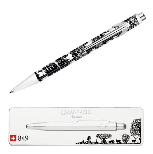 CARAN D'ACHE カランダッシュ ボールペン 油性 849 ポップライン ラポヤ NF0849-754 メタル缶 正規輸入品ｍａ