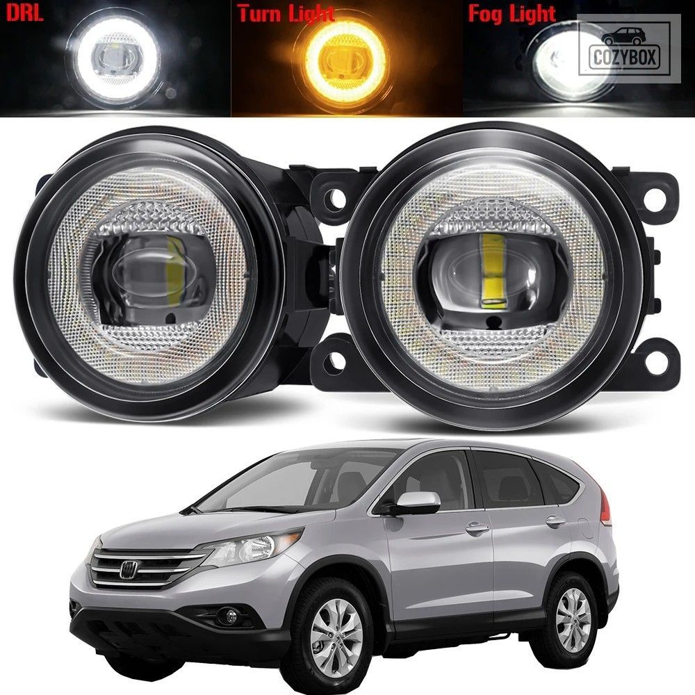 2 30 ワット フォグライトアセンブリ LED エンジェルアイフォグウィンカー DRL
