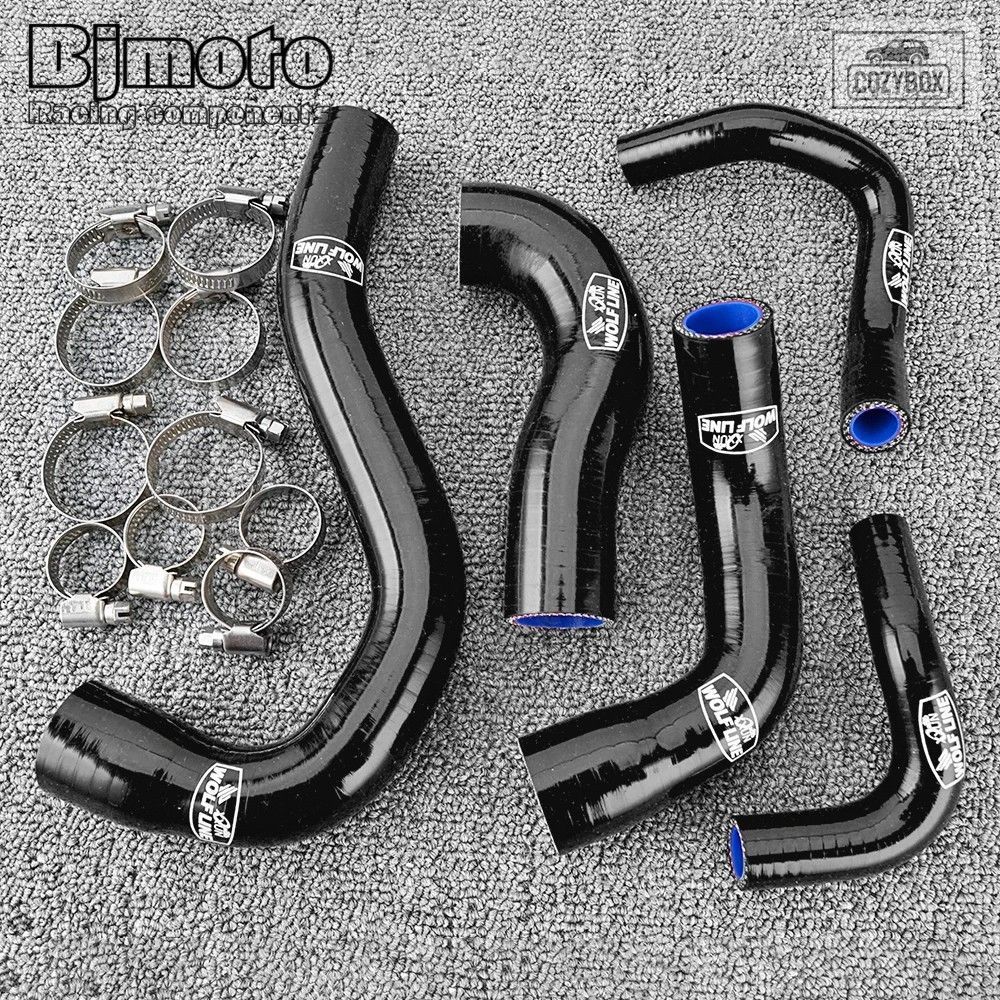 オートバイ FZ MT-09 シリコン ラジエーター冷却ホースキット ヤマハ MT09 トレーサ