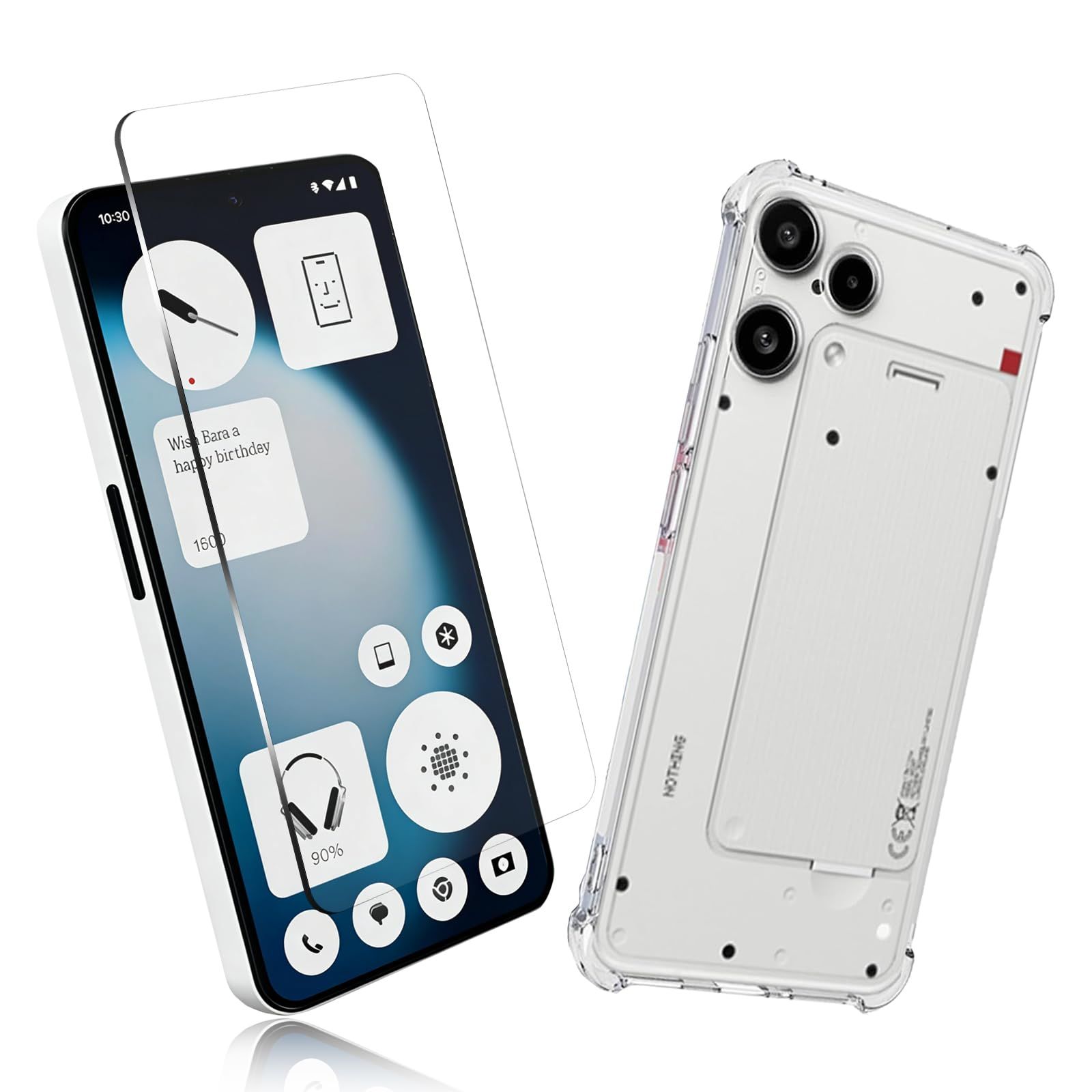 Nothing Phone (3a) Lite ガラスフィルム＆クリアケースセット - メルカリ