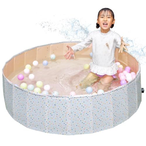 【新品】プール 折りたたみ 空気入れ不要 【子供たちを笑顔にするプール】 犬 ペット ベランダ 屋内 家庭用 120×30? 160×30? 家庭用 (120cm×30cm, ハート) 321345d4