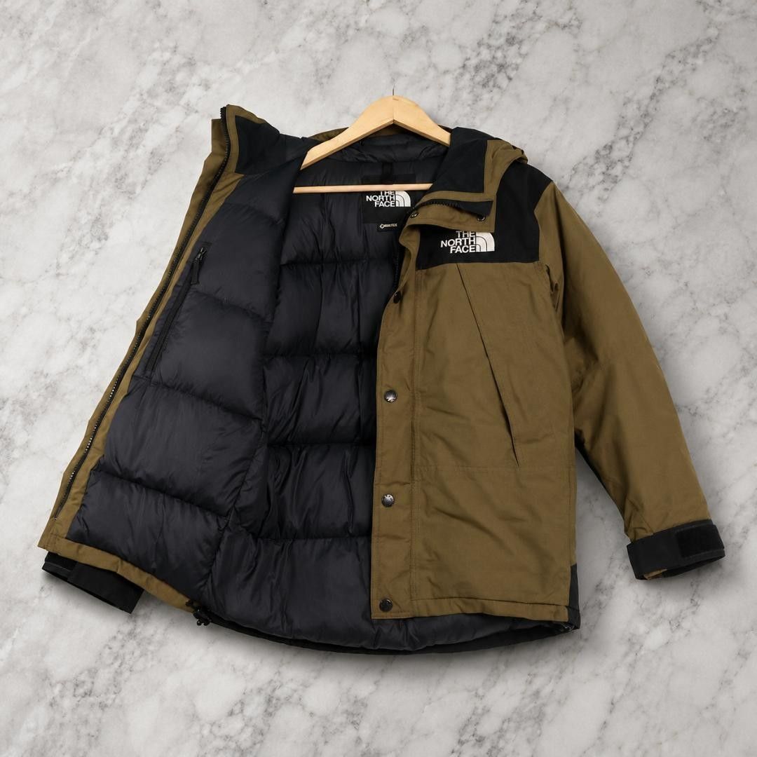 THE NORTH FACE マウンテンダウンジャケット カーキ GORE-TEX