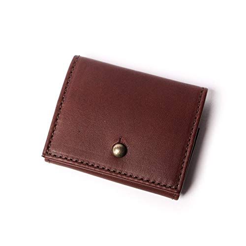 [エムピウ] コインケース 小銭入れ 本革 BOX型 大容量 小さいサイズ メンズ minimo ミニモ tabaccoｍａ