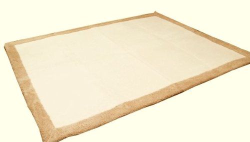 新品 厚さ2倍 シープ調 ラグカーペット 『DXミール厚2倍』 アイボリー 200×250cm