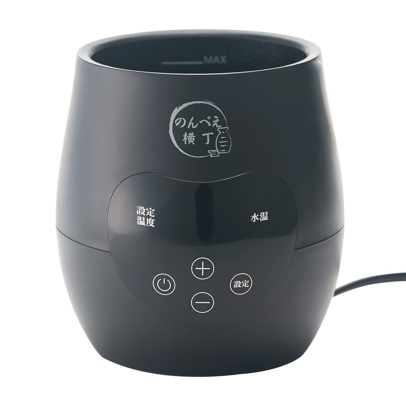 【迅速に発送】[三ッ谷電機] 電気酒燗器 酒かん器 のんべえ横丁 NBE-1 湯煎式 日本酒 電気 熱燗器 お燗 (ブラック) 34f01c02
