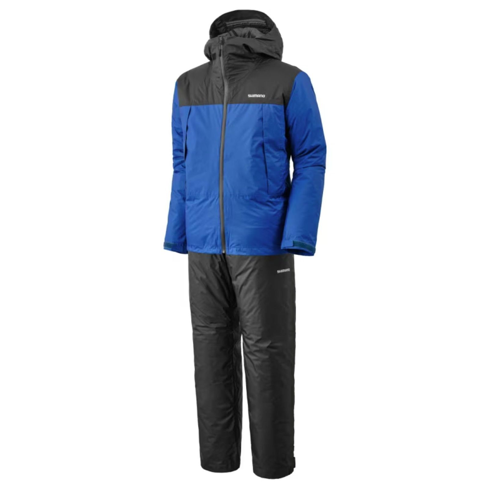 新品 [シマノ] ベーシックインサレーション レインスーツ 01 RB-057X ブルー M