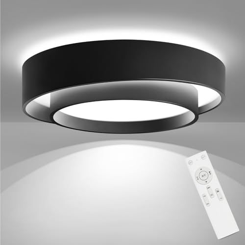 [禄越] シーリングライト 間接照明 LED 照明器具 6畳 30W リモコン付 12段階 調光 調色 タイマー 常夜灯 電気 ledライト 照明 天井 省エネ ledシーリングライト おしゃれ 簡単取付 部屋 ライト 子供部屋 キッチン リ 51f41a95