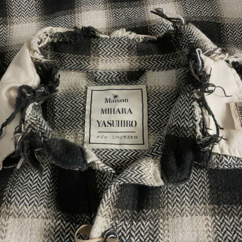 ミハラヤスヒロ MIHARA YASUHIRO 22AW Partly Damaged Shirts ダメージ