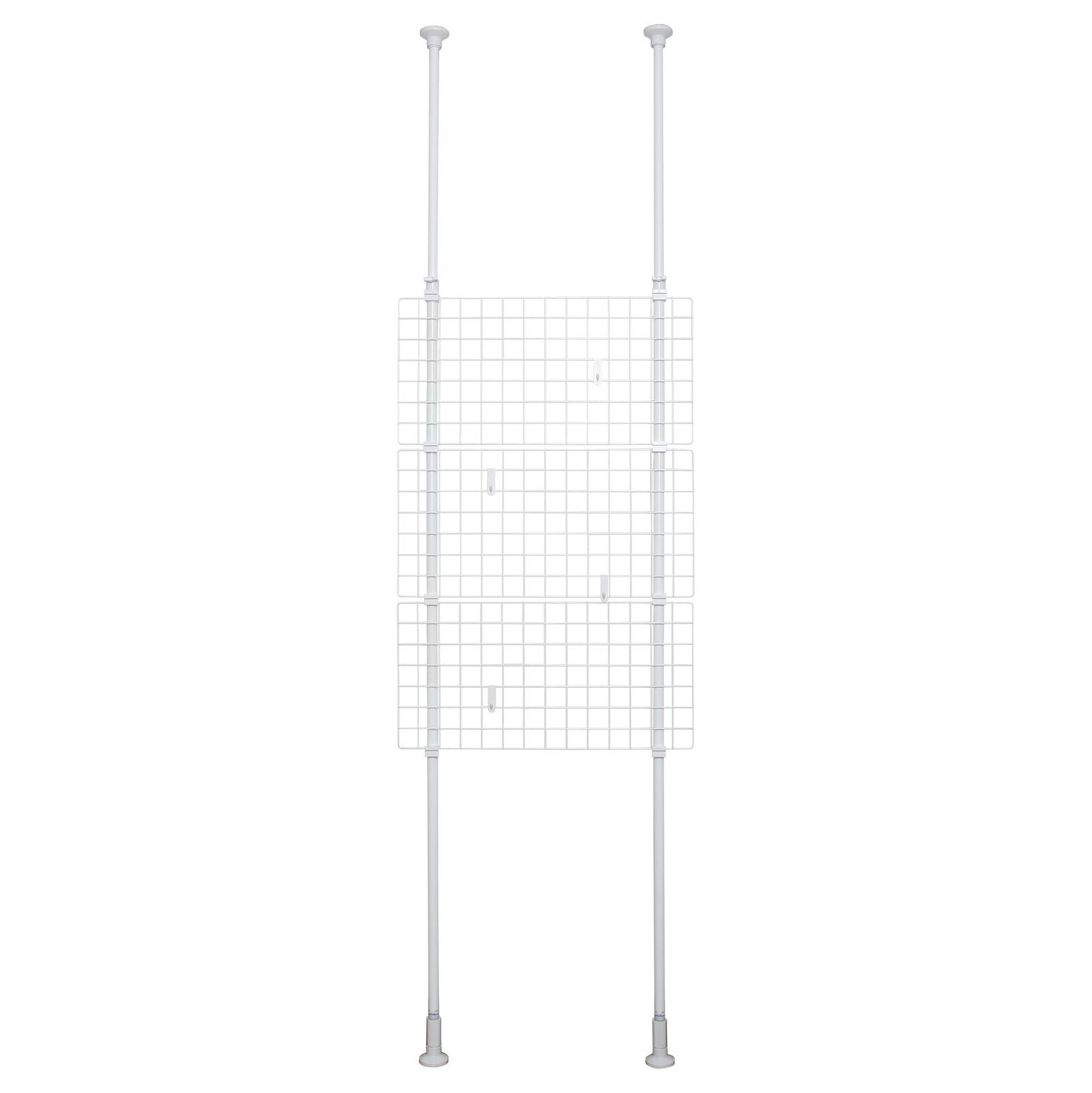 HEIAN SHINDO 突っ張りネット間仕切りワイド ホワイト 幅70cm高さ200~275cm TNP-2 平安伸銅工業ｍａ