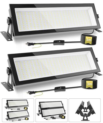 LED投光器フラッドライト120W高天井灯 作業灯 高輝度 13000lm【1200W水銀灯相当】ハイベイライト 6500K昼白色 IP66防水防塵 防寒 掲示板 体育館 展覧会 駐車場 運動場 工場照明 倉庫照明 高天井照明 屋内屋外兼用 ebfc6343