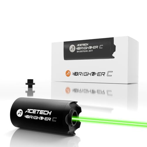ACETECH トレーサーユニット Brighter C 14mm CCW ネガティブスレッド M14-からM11+ アダプター 夜光対応 グリーンBB弾/ジェルBB弾 LEDビーム/フレアライティング効果Ju