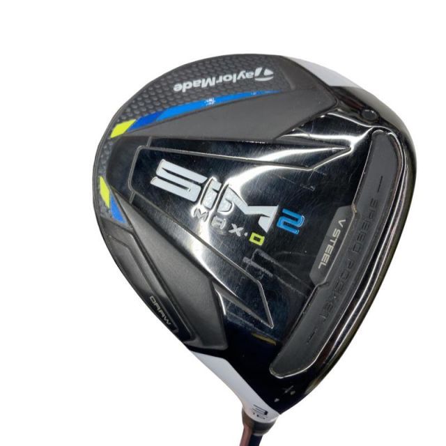 【中古】 テーラーメイド SIM2 MAX-D 3W フェアウェイウッド FW 純正特注シャフト (フレックスSR) メンズ 男性用 右利き 右用 Bランク ゴルフクラブ